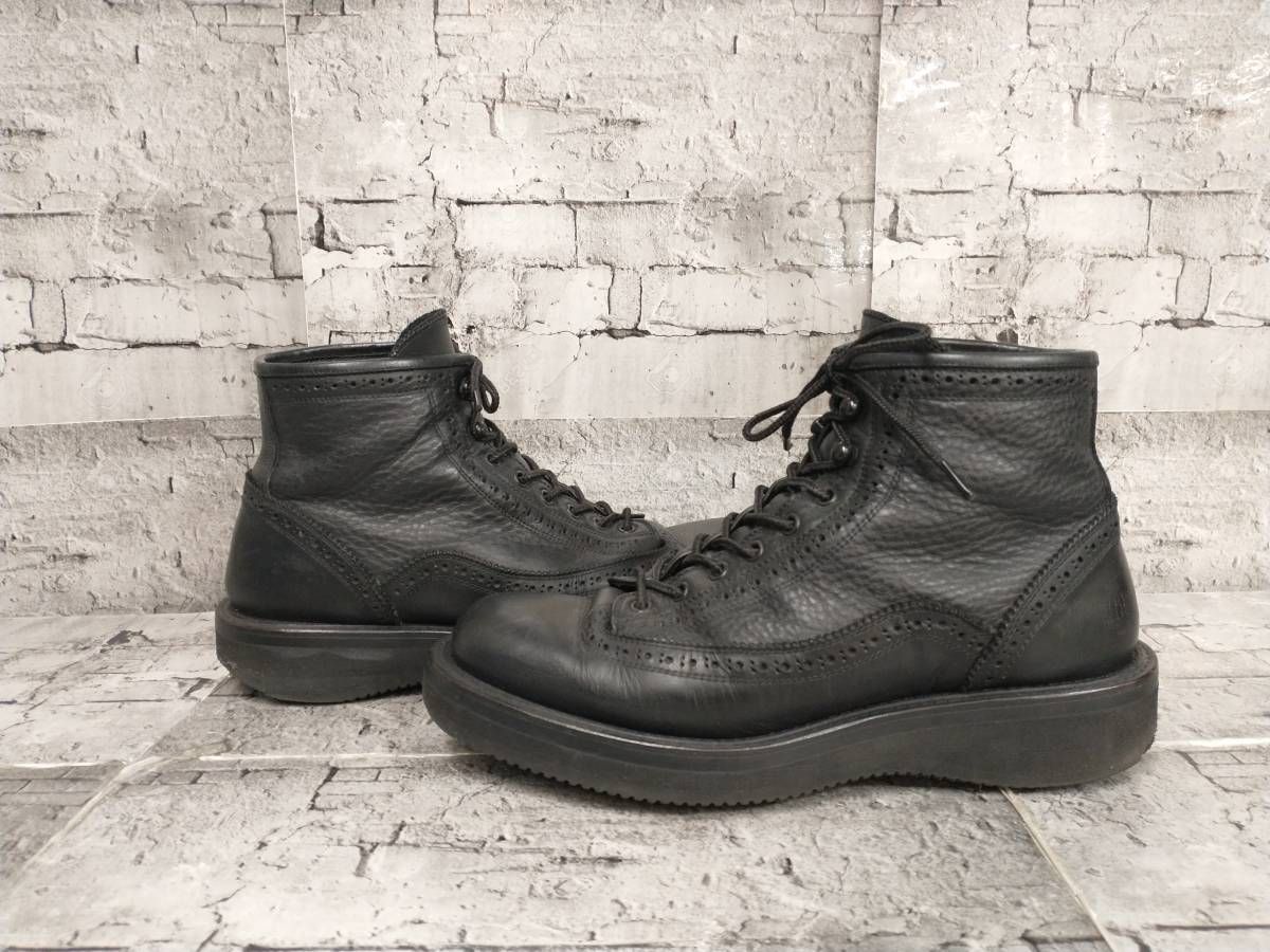 FOOT THE COACHER フットザコーチャー BROGUE COMMAND BOOTS FOOT THE COACHER フットザコーチャー BROGUE COMMAND BOOTS
