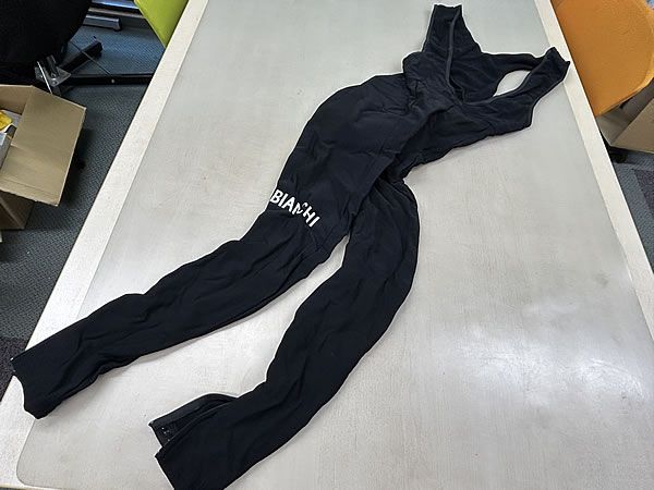 大特価sale!! 美品!! BIANCHI BIB TIGHTS BK size:L ビアンキ 