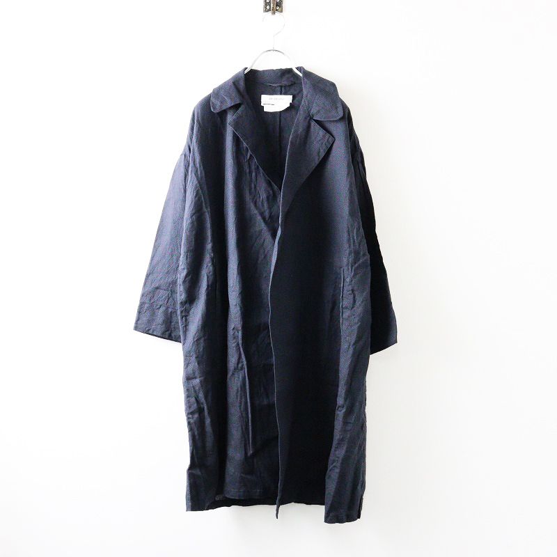 美品】ヴェリテクール/ソンヤコート/シルクコットンリネン/ロング