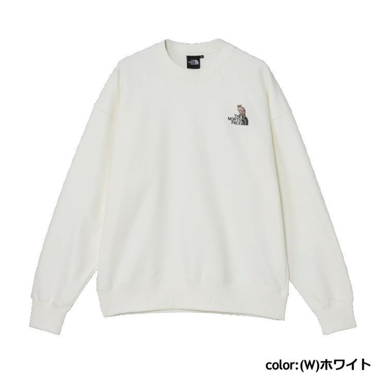The North Face ザ ノース フェイス NT12536 Zoo Picker Crew ズーピッカークルー ユニセックス W ホワイト XL サイズ