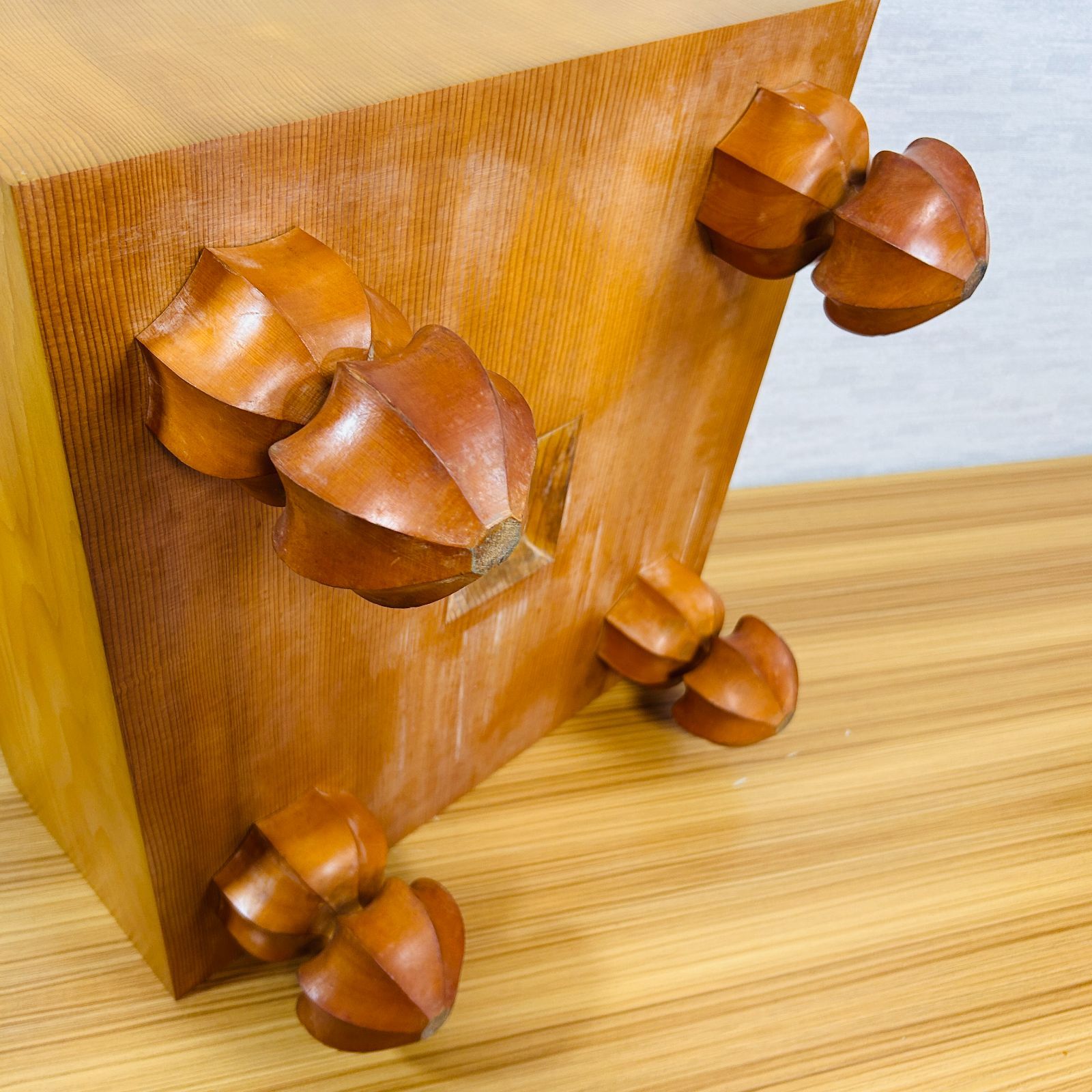 脚付碁盤 5.9寸4分 天地柾 柾目 ヘソ有り 19路盤 15kg 囲碁 WWW_STEELWINDOWSANDDOORS_COM