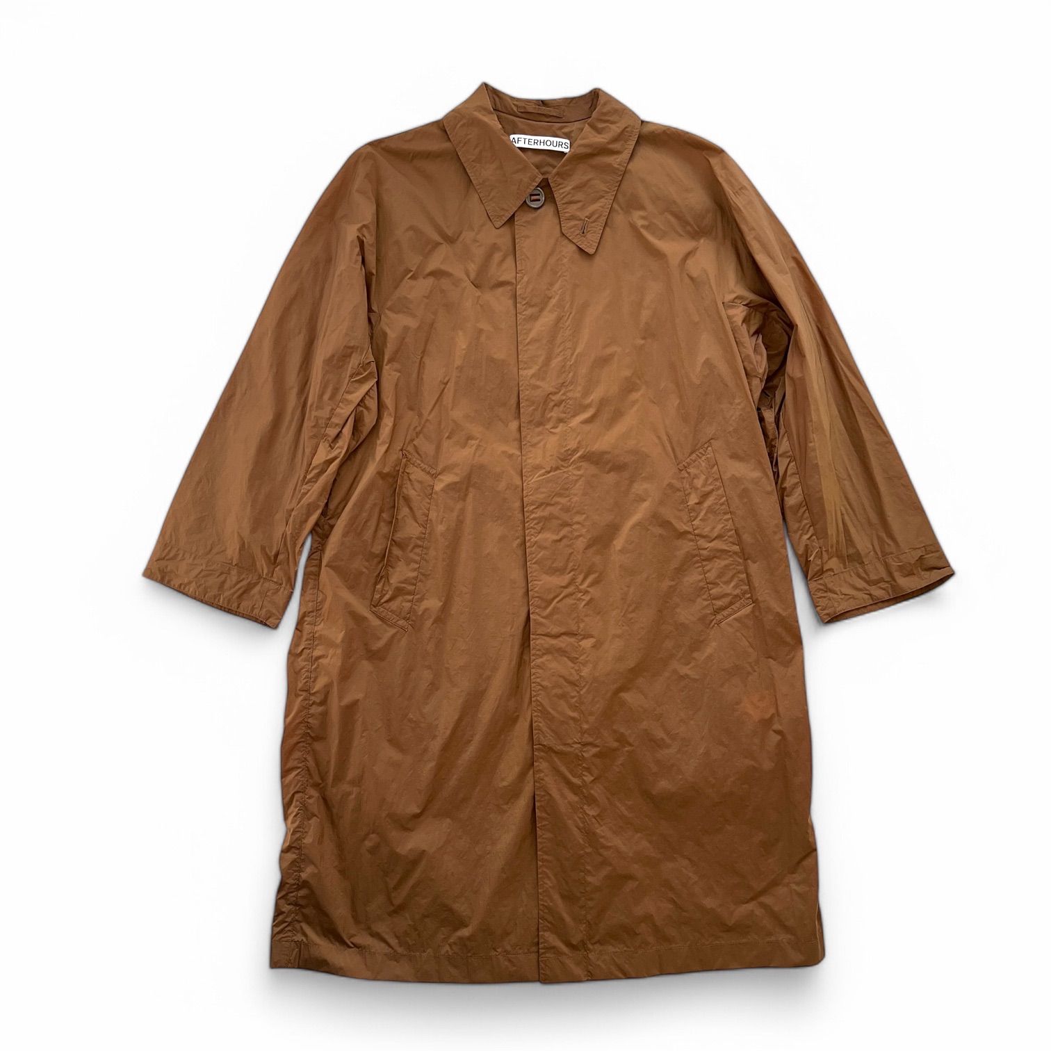 AFTERHOURS アフターアワーズ BALMACAAN COAT ナイロンステンカラー