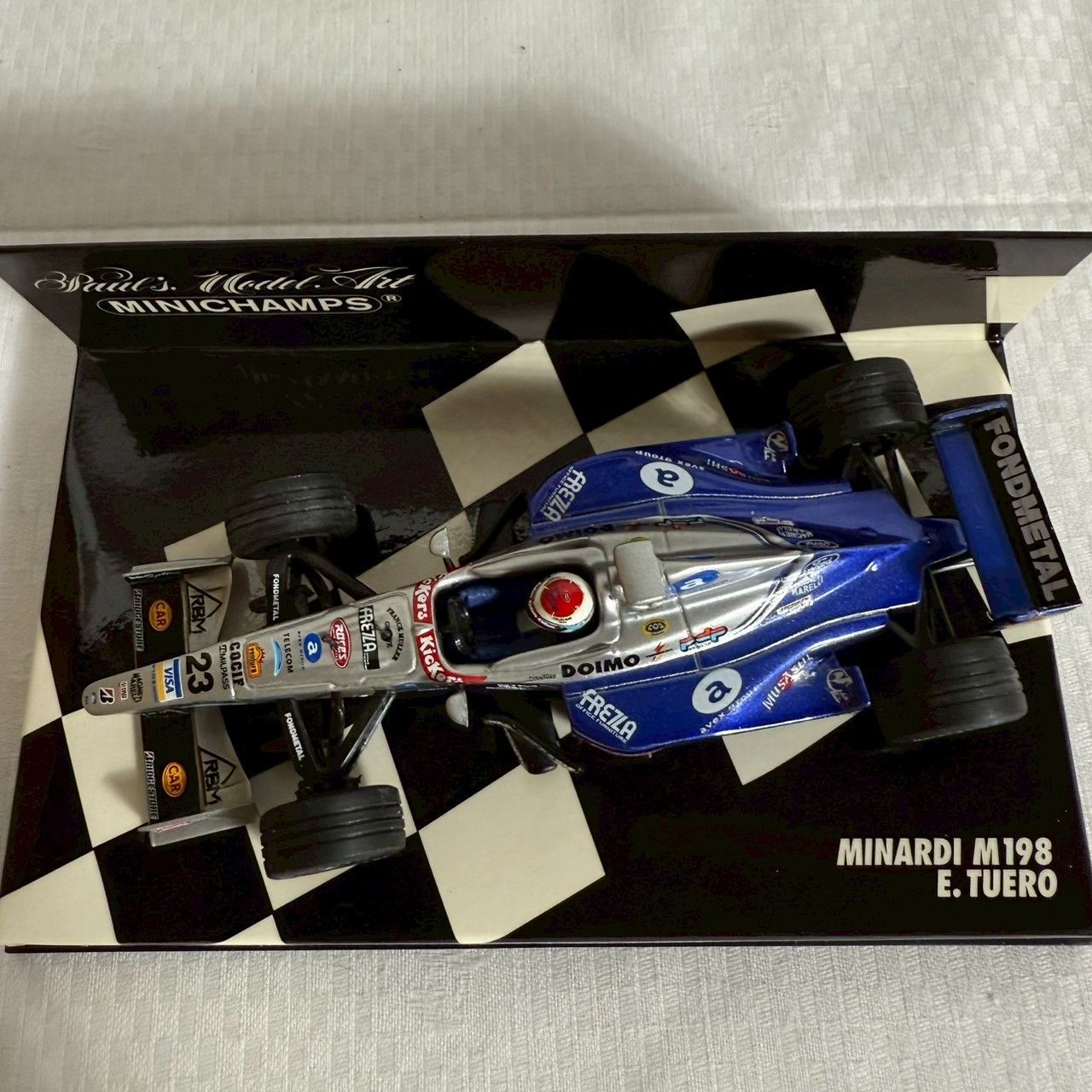 値下げ交渉歓迎][ミニチャンプス][F1][未開封] MINARDI M198 E