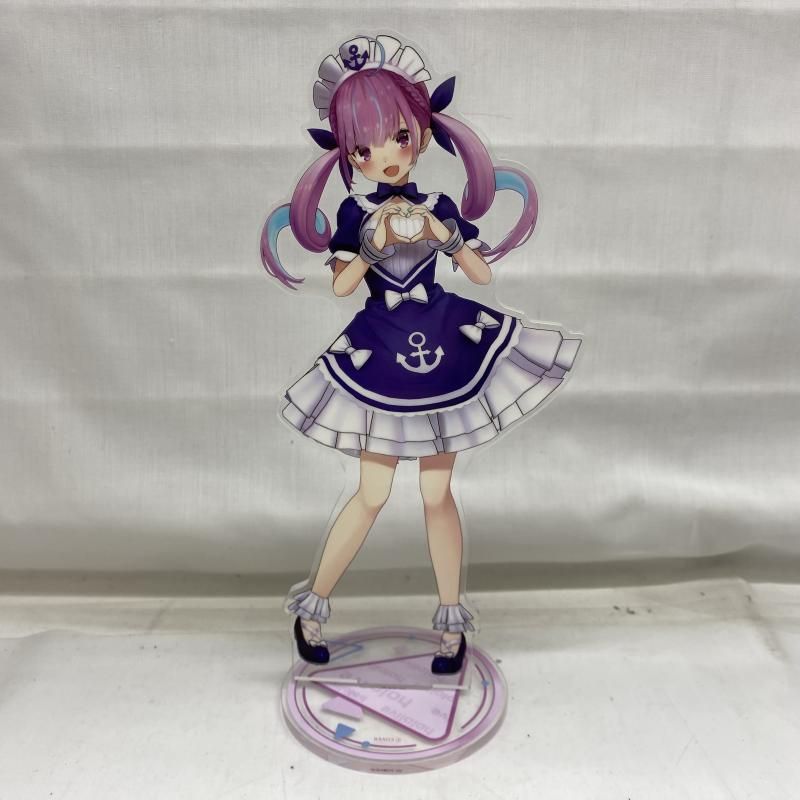 【中古】本体のみ)ホロライブ 3Dアクリルスタンド 湊あくあ[22]