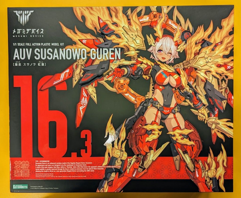 コトブキヤ 皇巫スサノヲ紅蓮、特典付オウブスサノヲセット 皇巫 スサノヲ 紅蓮: プラモデル｜コトブキヤオンラインショップ