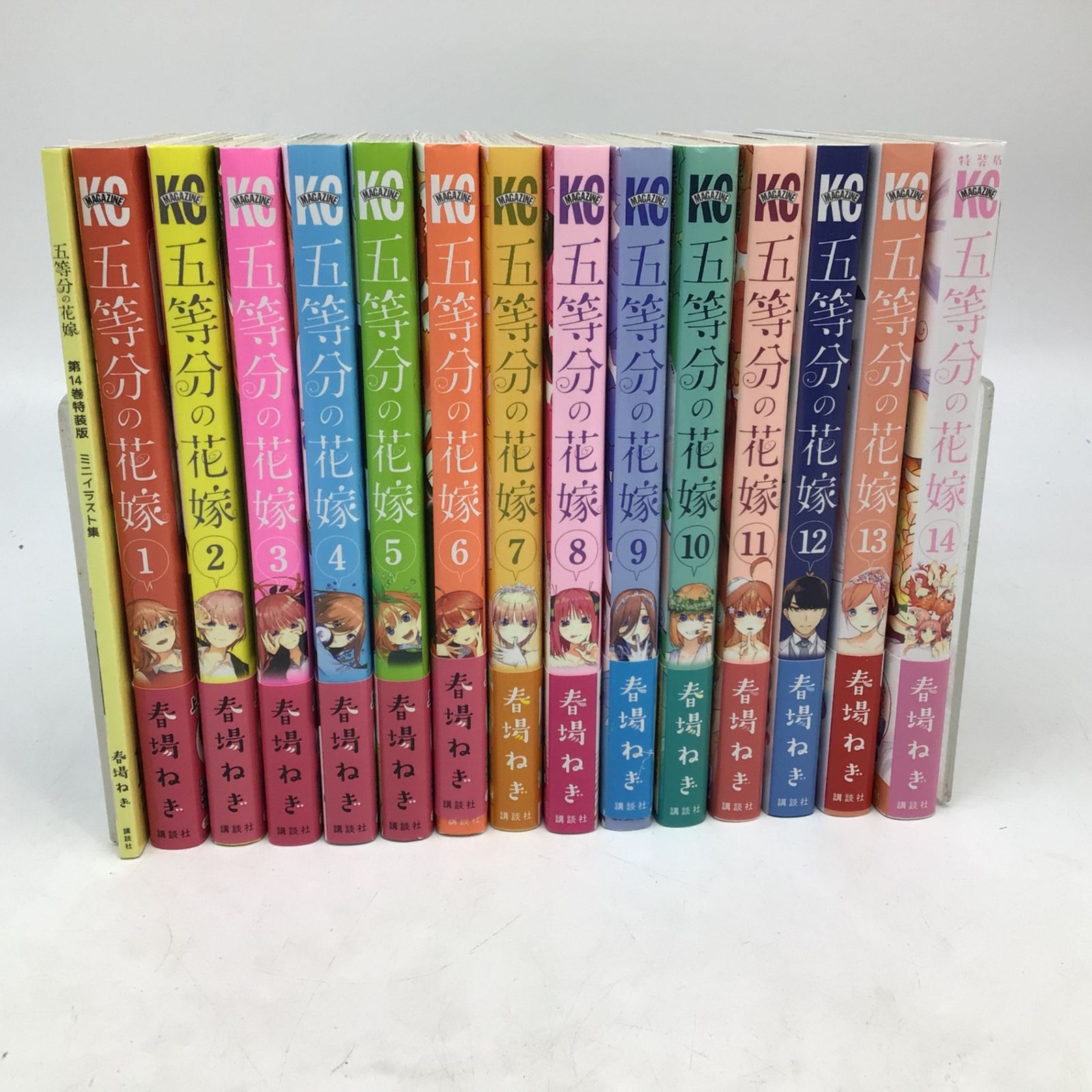 戦隊大失格　1〜14巻セット 全巻初版 帯 五等分の花嫁 ポストカード付き 戦隊大失格全巻セット（戦隊大失格×五等分の花嫁ポストカード