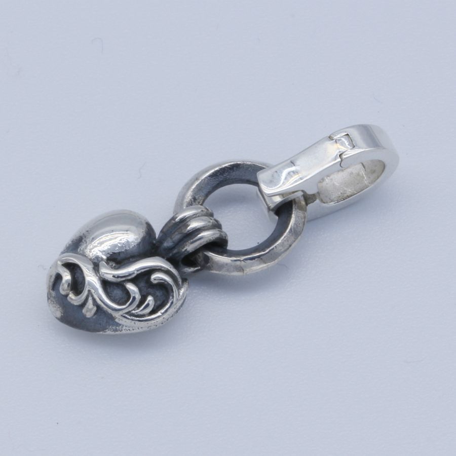 silver925 バチカン クリッカー CHチャームの横向き防止 SV925刻印内側