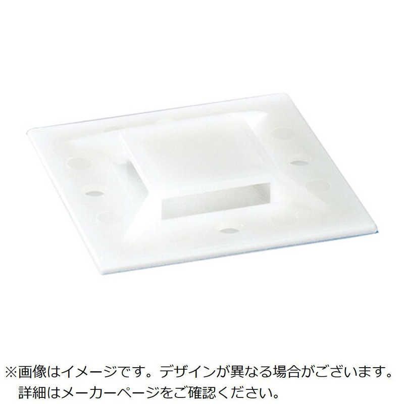 ABB TY-Rap 結束バンド用直列マウントベース ねじ固定タイプ 直列マウンティングベース標準 ナチュラル色 最大5束結束タイ幅最大4.8 mm 入り TC 375