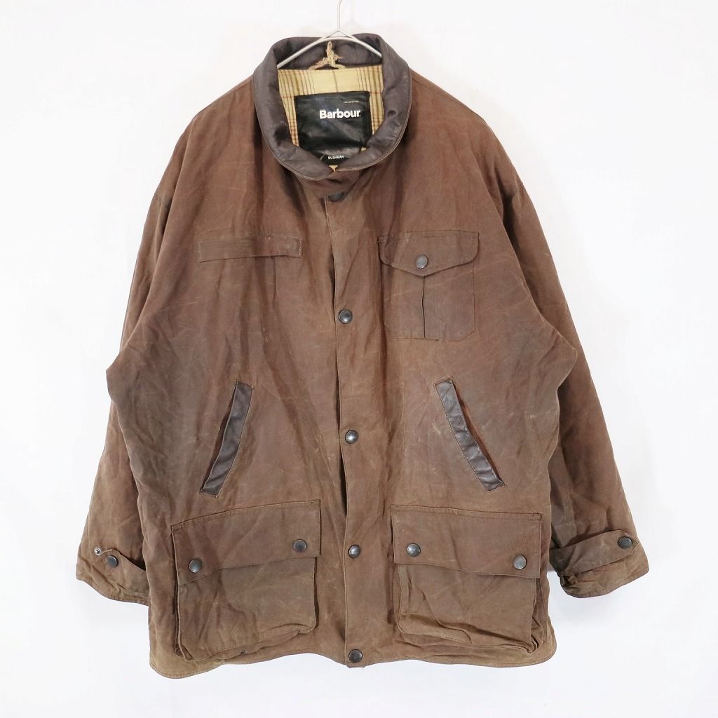 Barbour バブアー ブッシュマン オイルドジャケット 中綿 縦ワラント