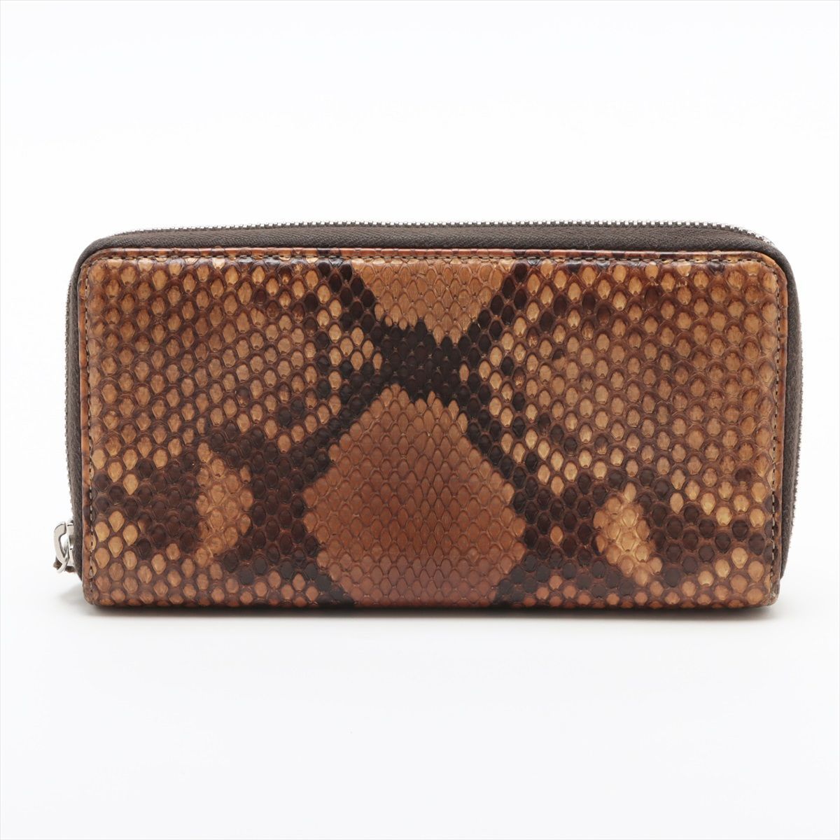 グッチ GUCCI 長財布 パイソン ラウンドジップ 男女兼用