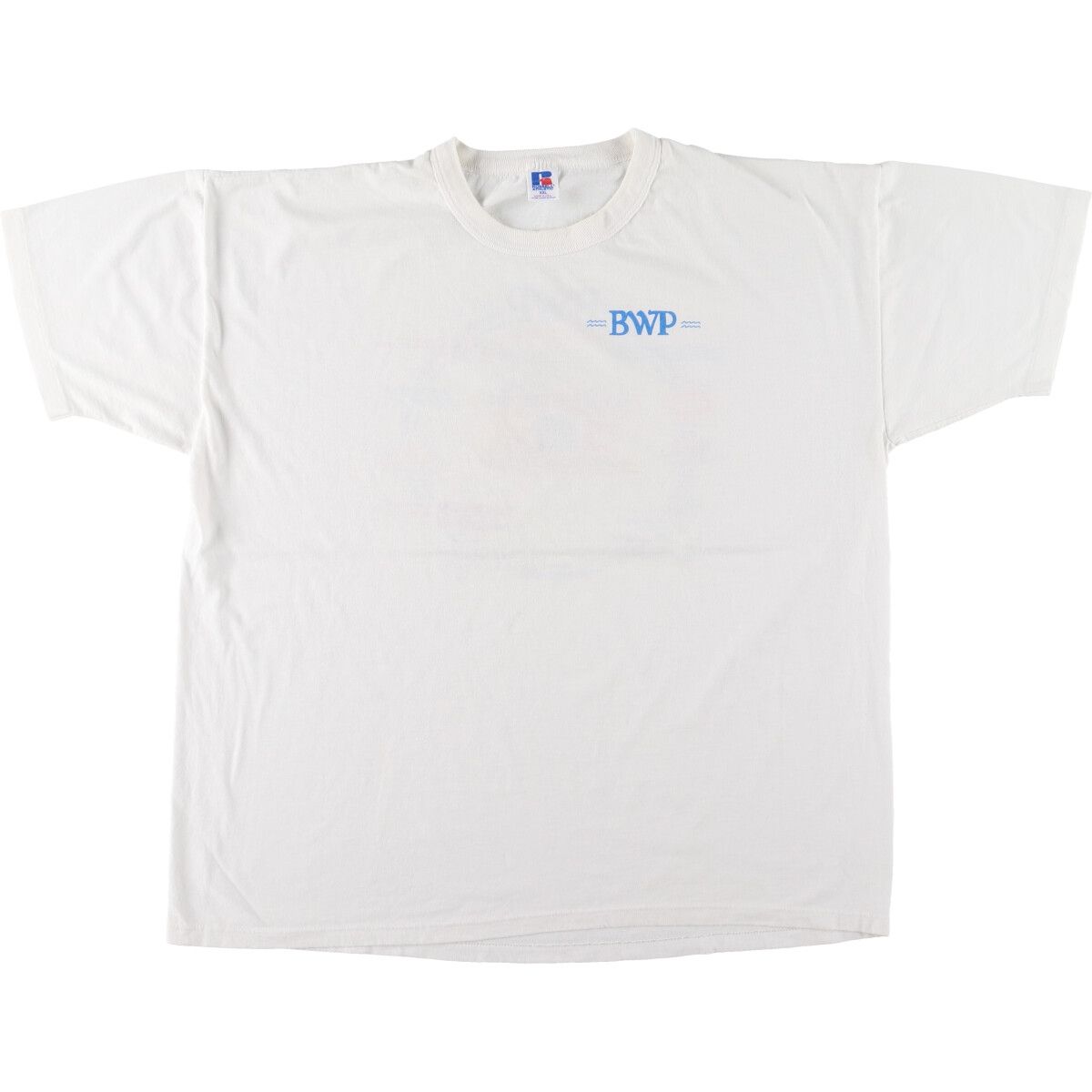 古着 90年代 ラッセル Russell BWP バックプリント アドバタイジングTシャツ USA製 メンズXXL ヴィンテージ /eaa461852