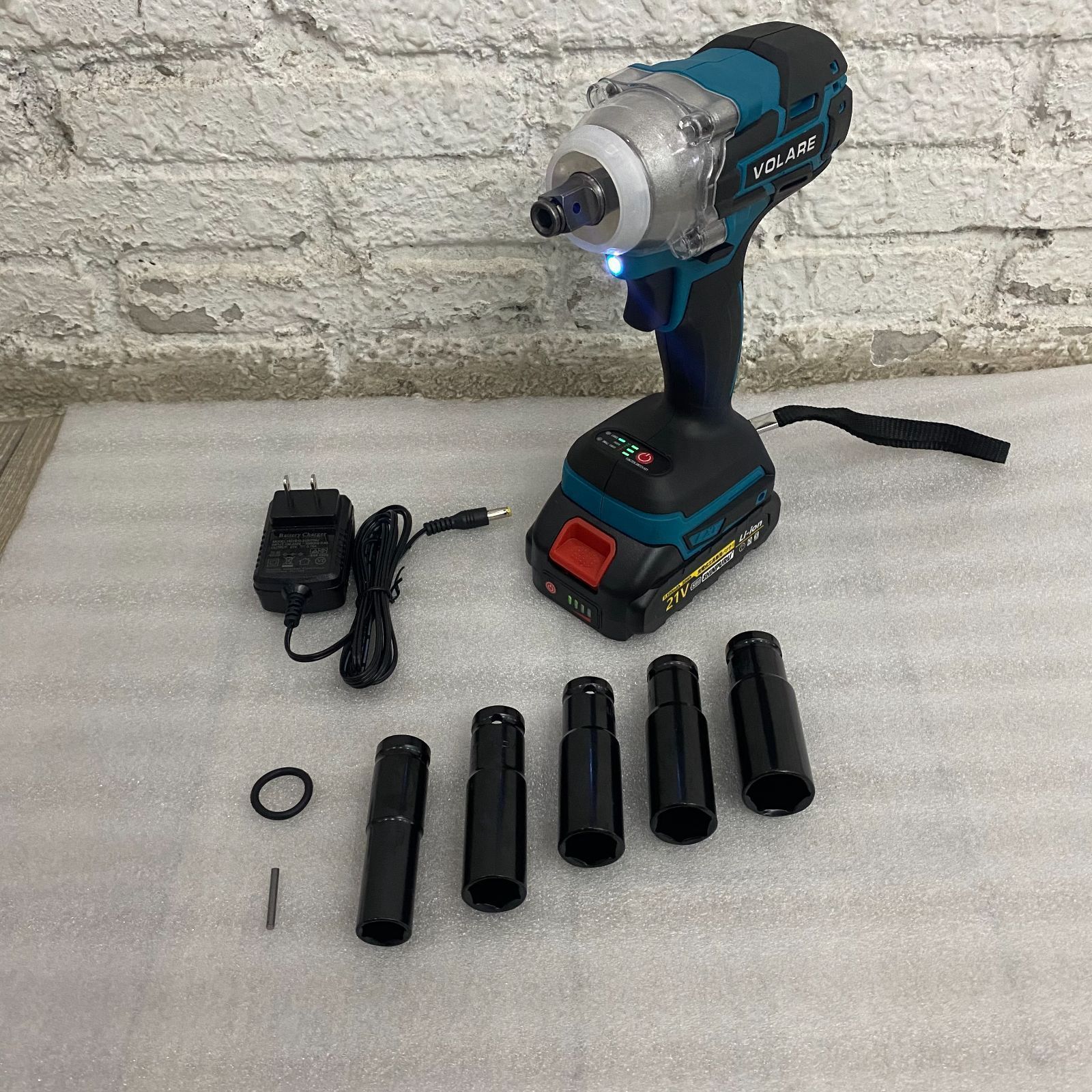 電動 インパクトレンチ 21V タイヤ交換 マキタ ドリル ドライバー レンチ 18V バッテリー対応 充電式インパクトレンチ バッテリー付き ブラシレスレンチ 無段変速 正逆転両用
