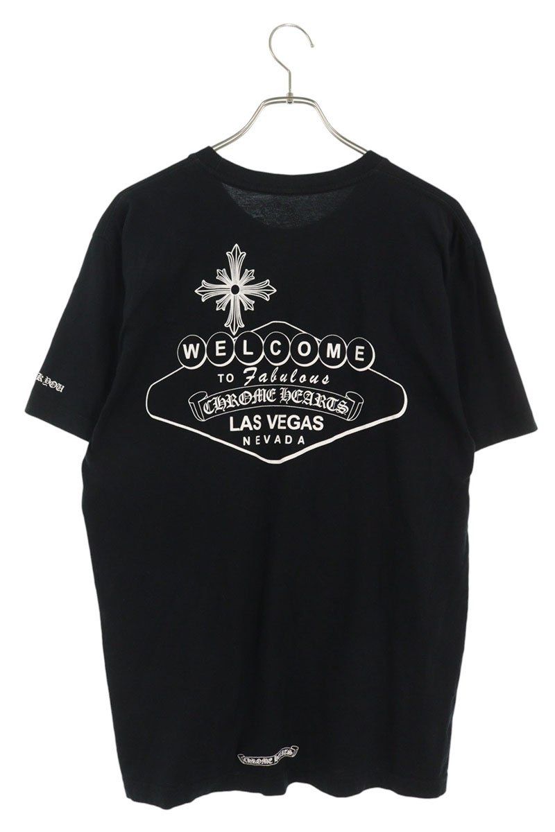 クロムハーツ ラスベガス限定 バックホースシュー 長袖 黒 クロム