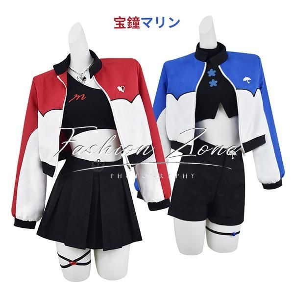 ◆バーチャルYouTuber ホロライブ hololive 風 宝鐘マリン Marine|Kobo コスプレ衣装 cosplay ハロウィン 演出服 変装
