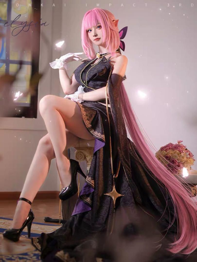 【即日発送】初兽猫　エリシア　コスプレ　フルセット　Mサイズ 新品未使用 初獣猫 崩壊3rd エリシア ドレス コスプレ衣装