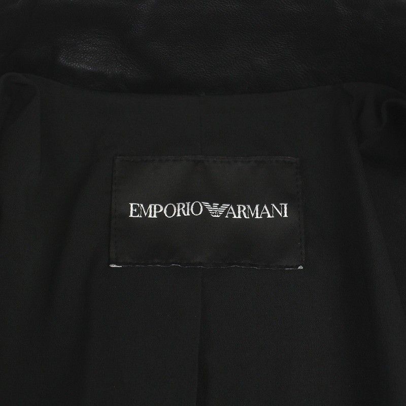 エンポリオアルマーニ　羊革 ジャケット 38 エンポリオアルマーニ(EMPORIO ARMANI) メンズレザージャケット