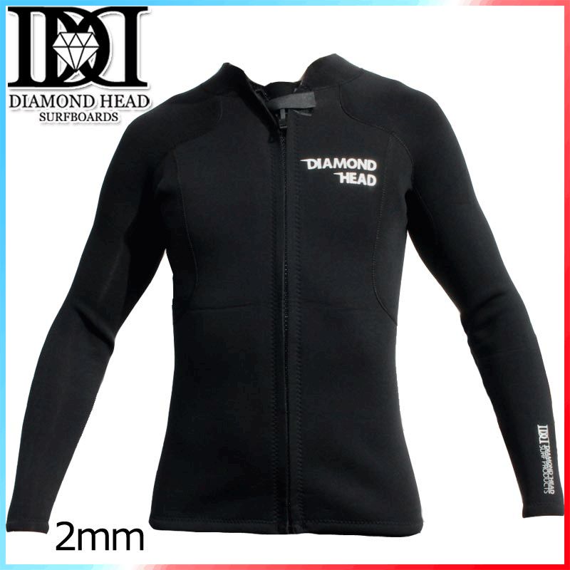ダイアモンドヘッド ウェットスーツ 2mmロングスリーブ 長袖 L/S タッパー すくい縫い加工 DIAMONDHEAD 春夏用 メンズウェットスーツ サーフィン