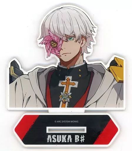 ギルティギア 飛鳥 B賞 胸像アクスタ 中古】アクリルスタンド・アクリルパネル 飛鳥=R#(GUILTY GEAR
