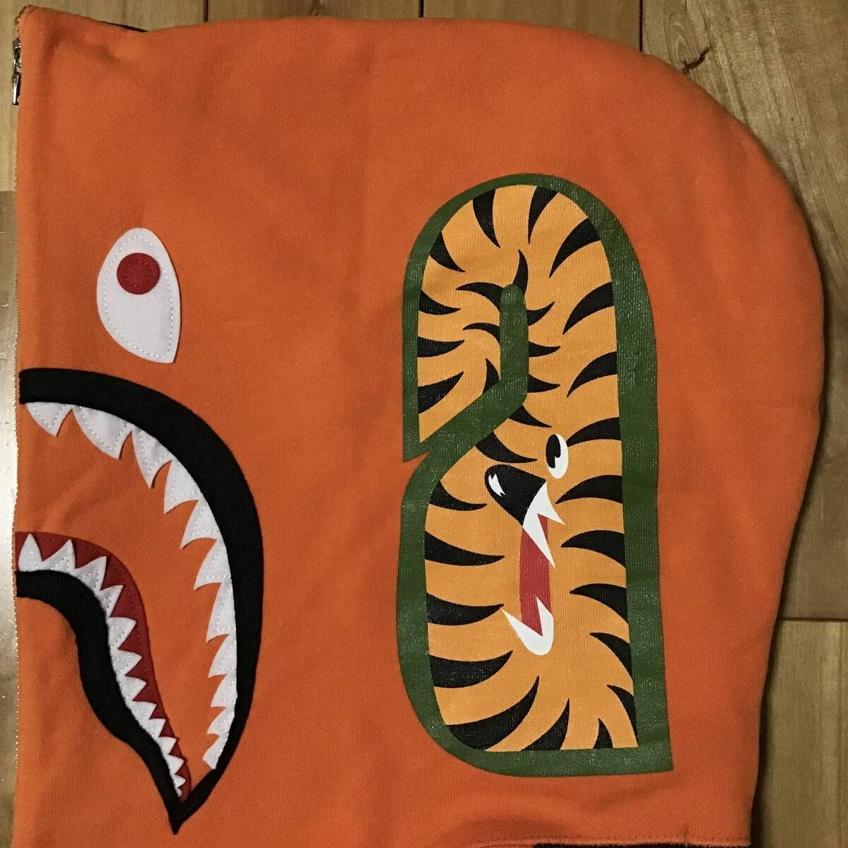 ハーフジップ シャーク パーカー Lサイズ half zip shark hoodie