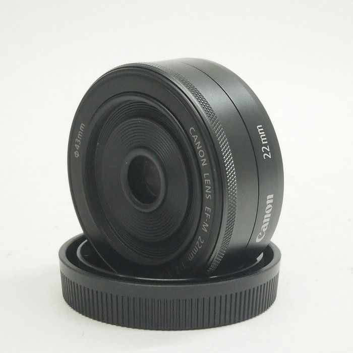 Canon 単焦点広角レンズ EF-M22mm F2 STM シルバー ミラーレ