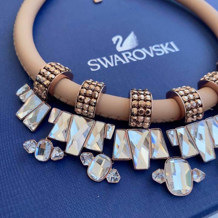 美品正規品】SWAROVSKI スワロフスキー社製 チョーカーネックレス