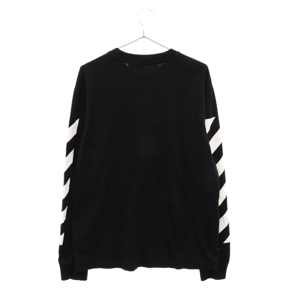 OFF-WHITE (オフホワイト) 22SS Diag Helvetica Skate L/S Tee ロゴ 