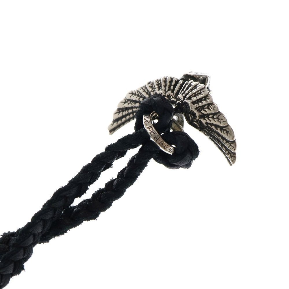 CHROME HEARTS (クロムハーツ) FOTI MAHALIA LEATHER BRAID マハリア