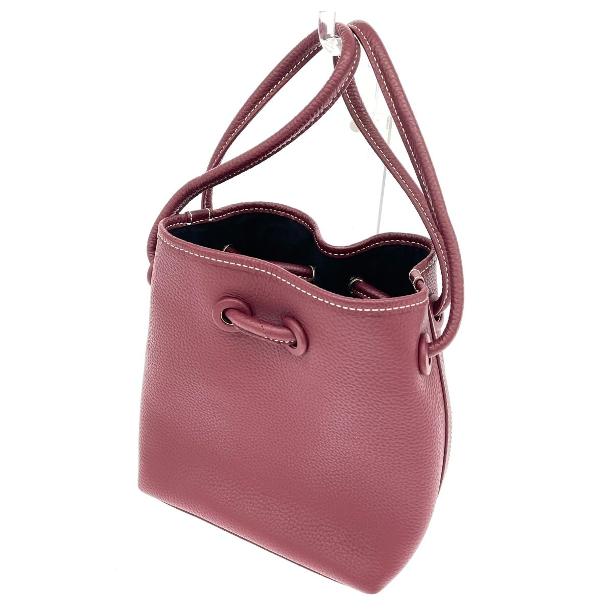 良好 VASIC ヴァジック ボンド トートバッグ ボルドー レザー  