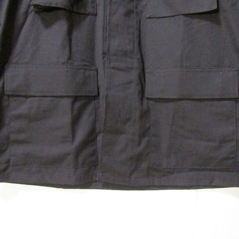 美品 米軍 U.S.MILITARY リップストップジャケット BLACK357