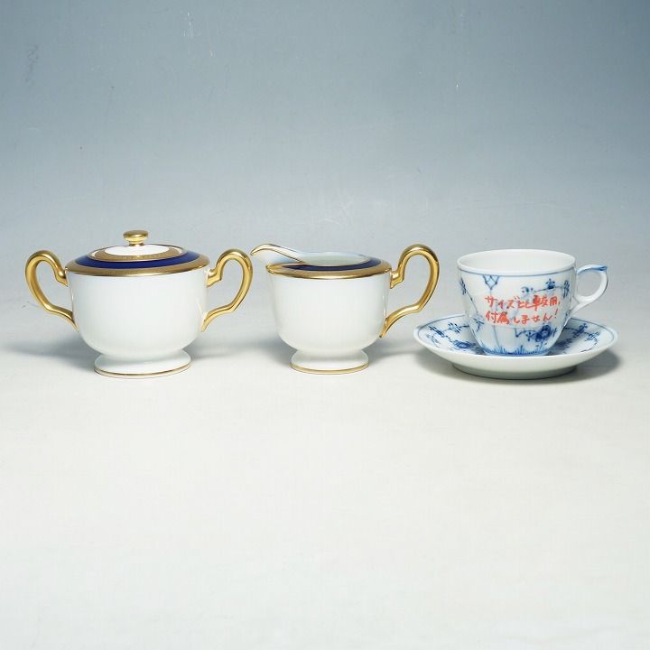大倉陶園 金彩薔薇 ティーポット＆シュガーポット＆ミルクポット 3点