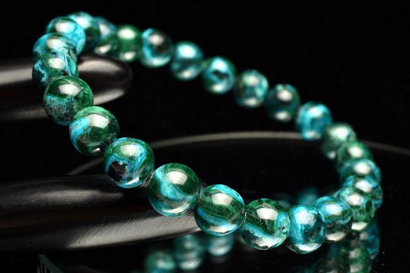 1点物】希少AAA☆アメリカ産 クリソコラインマラカイト ショップ 7