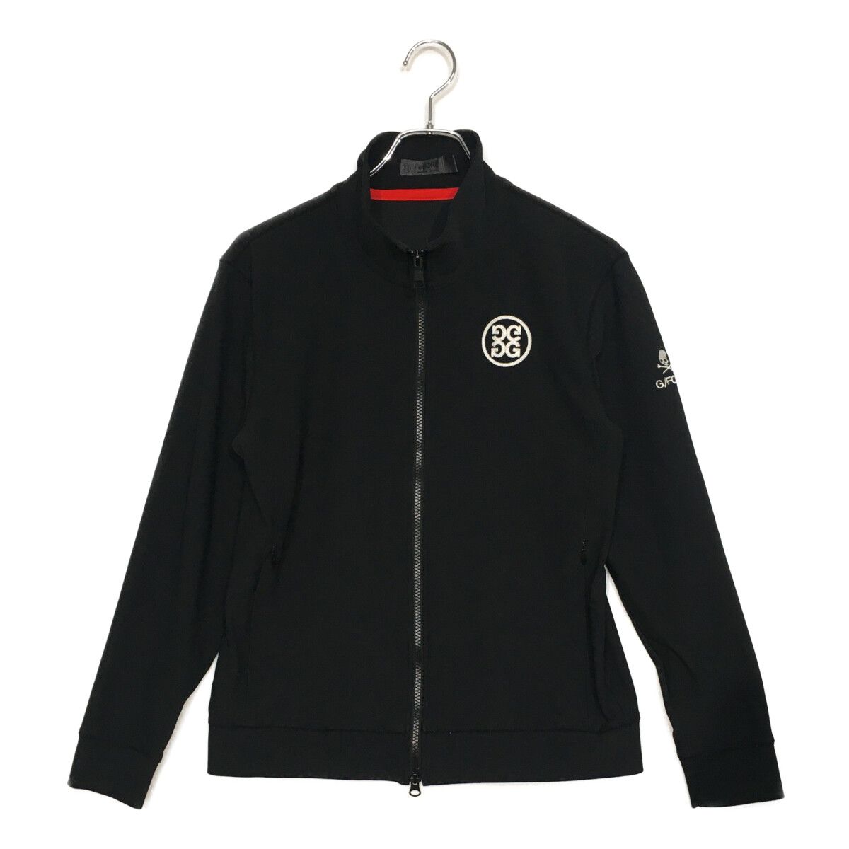 メンズ ジーフォア G FORE ブルゾン 1 S 黒 ブラック 長袖 ダブルジップ