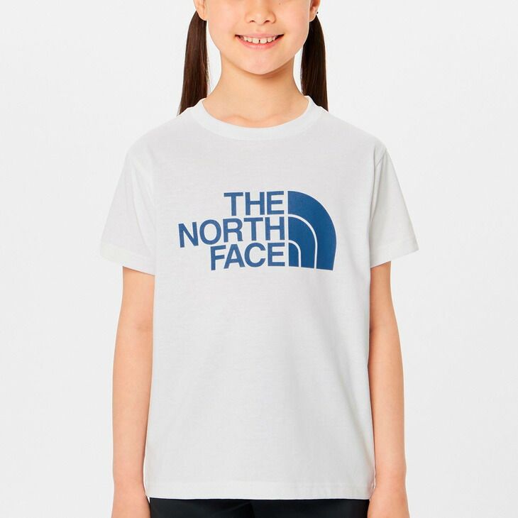 送料無料 ノースフェイス キッズ 半袖 Tシャツ 130-150cm 子供服 THE NORTH FACE ロゴティー 子ども用 アウトドアウェア 吸汗速乾 UVカット プリントT ビッグロゴ カジュアル トップス 子ども 男の子 