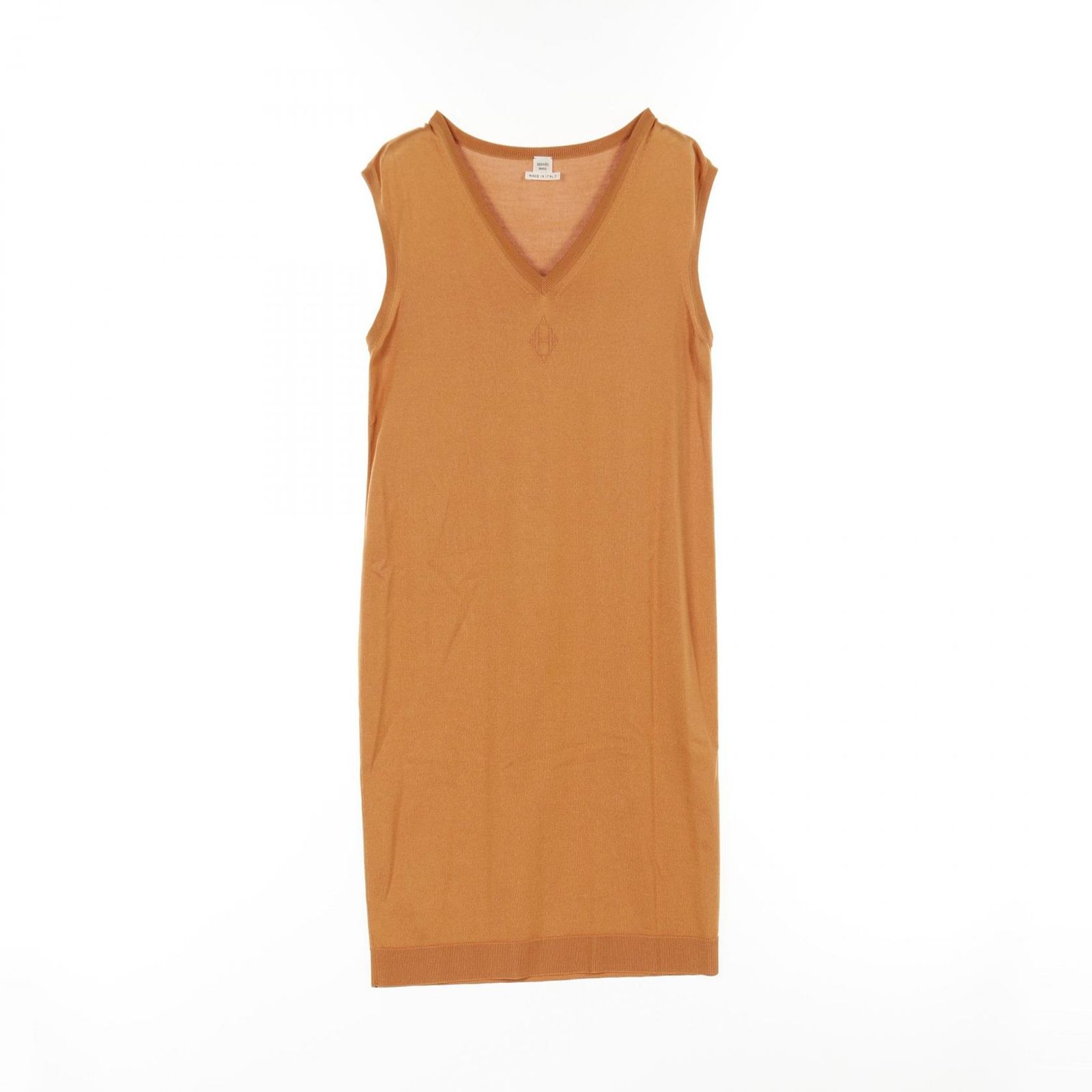 エルメス HERMES ワンピース Hロゴ 56-7722 シルク ワンピース レディース Used A