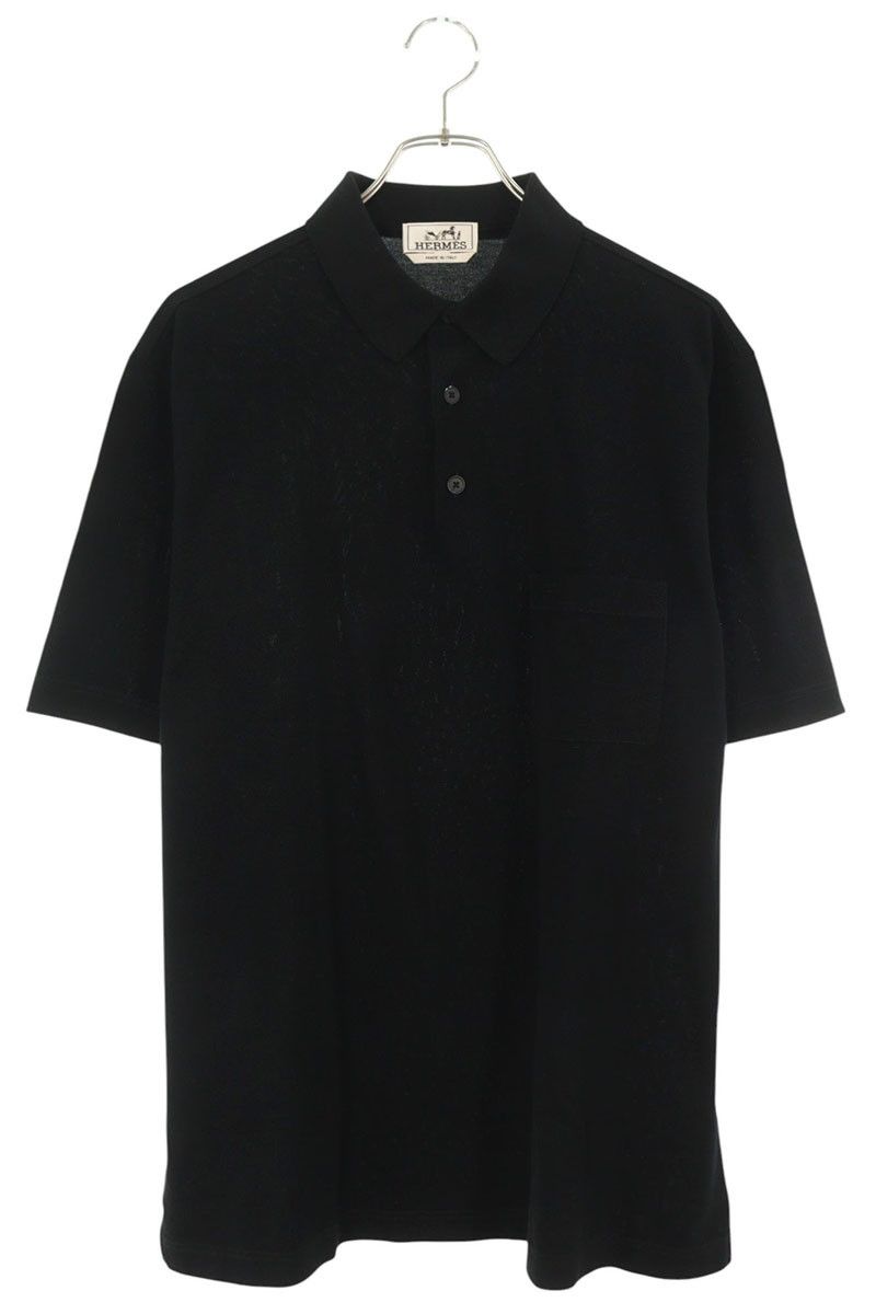 エルメス H刺繍コットン半袖ポロシャツ メンズ XL - メルカリ