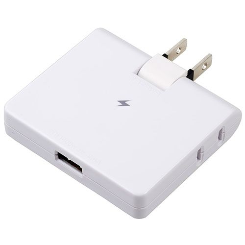 20個セット YAZAWA 雷ガード付コーナータップ 2AC 1USB2.4A ホワイト H6CK3001UWHX20