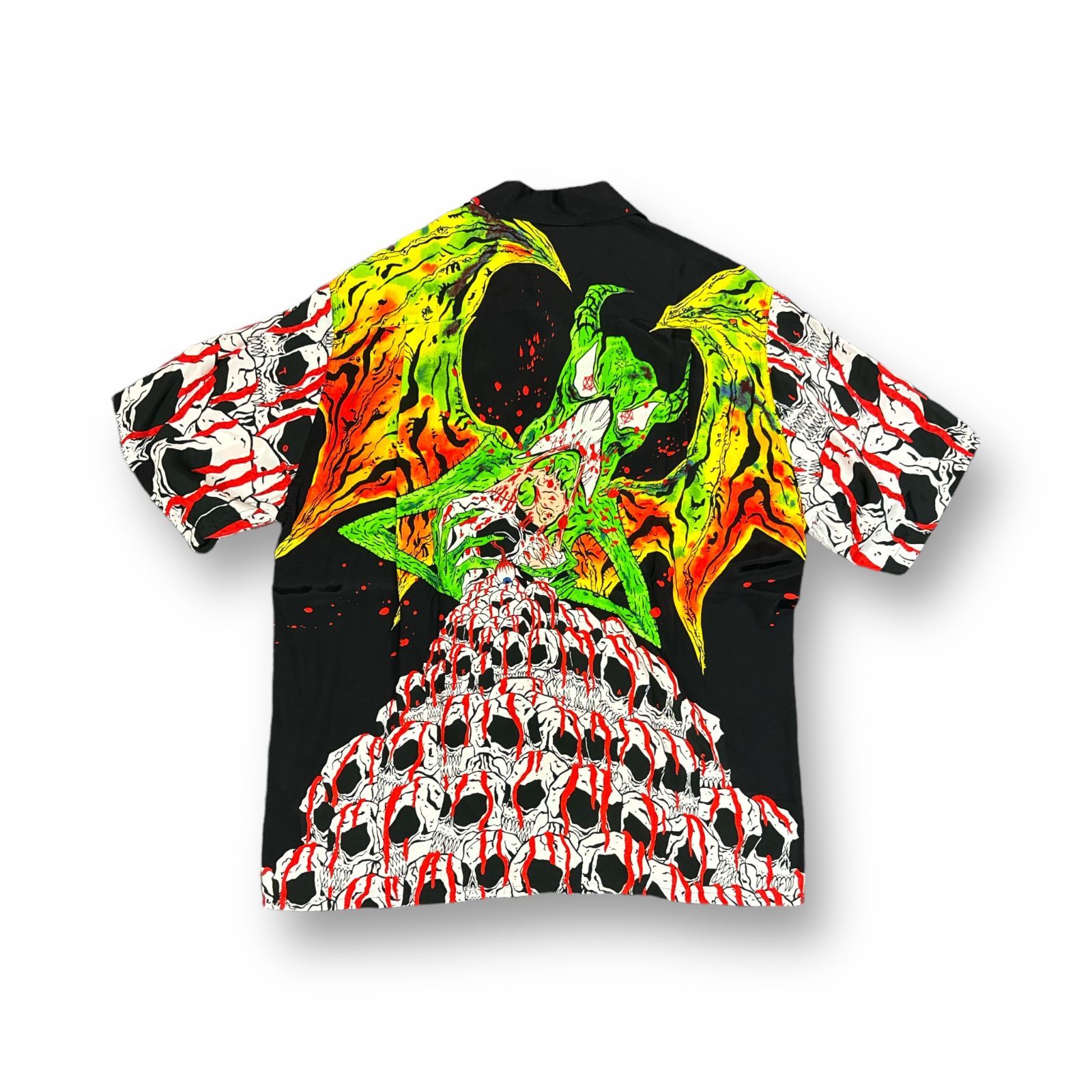 定価47300円 新品 WACKO MARIA × NECKFACE 21AW HAWAIIAN SHIRT TYPE-1 コラボ 総柄  ハワイアンシャツ アロハシャツ NECKFACE-WM-HI10-C ワコマリア L 73807A3 - メルカリ