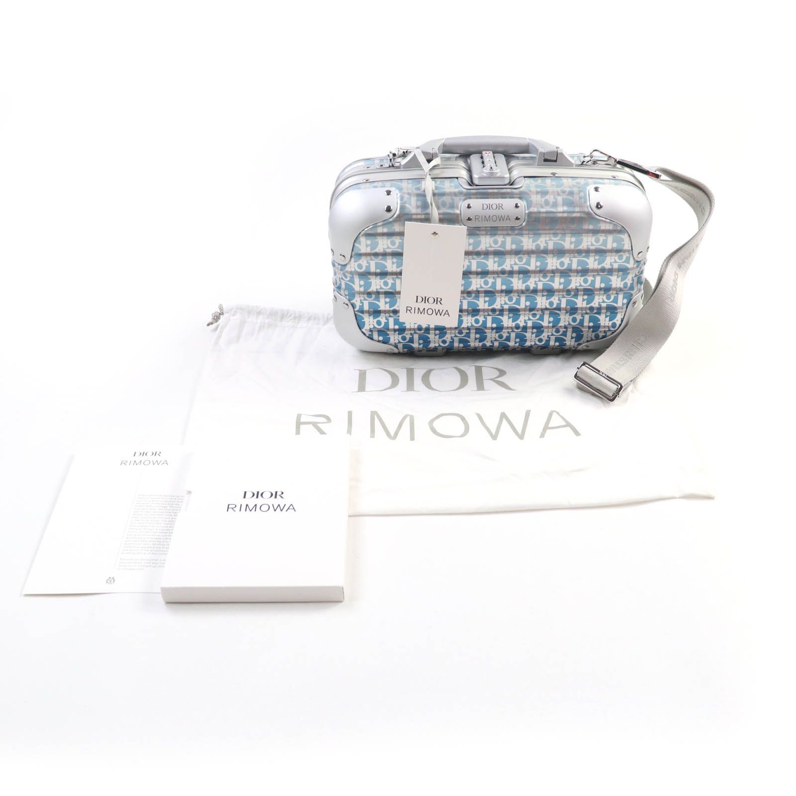 希少　Dior Rimowa クリア グラデーションブルー ケース　小型 希少 Dior Rimowa クリア グラデーションブルー ケース 小型