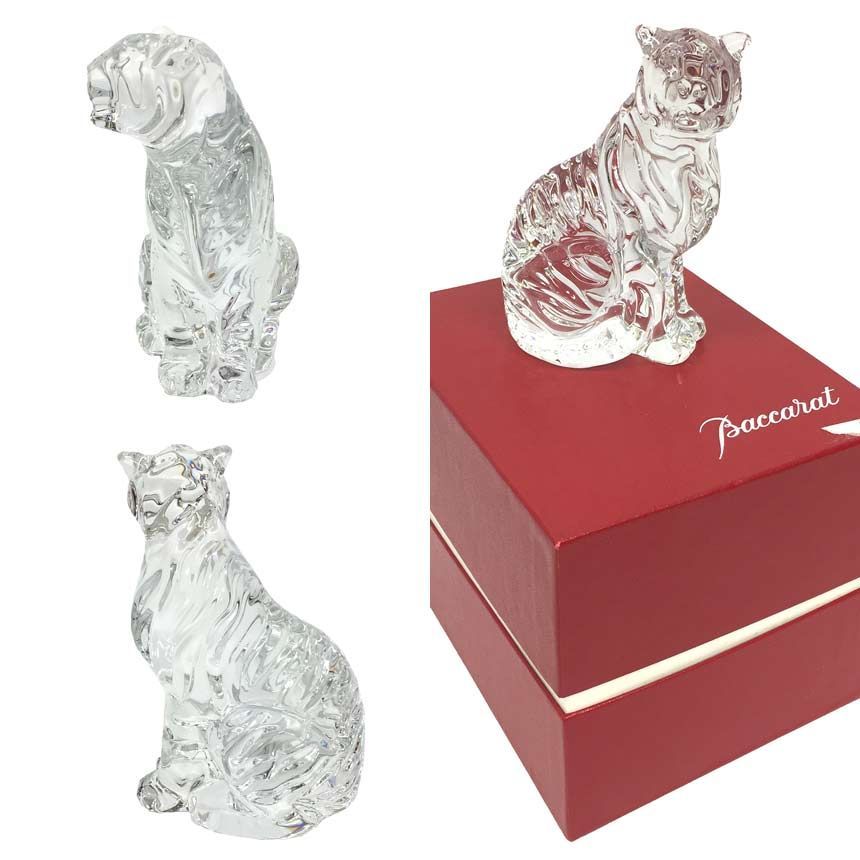希少 Baccarat バカラ フィギュア フィギュリン 虎 寅 タイガー