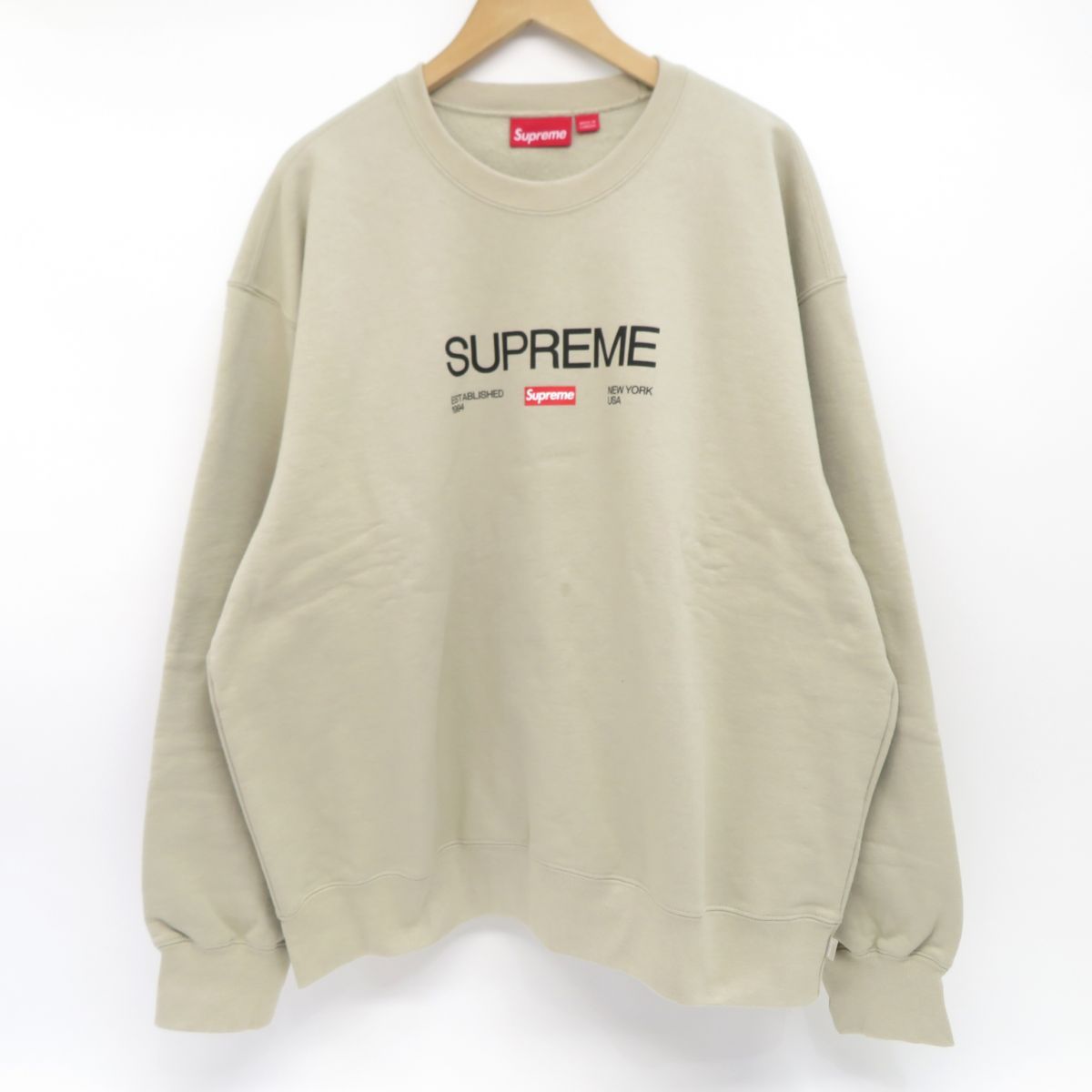 Supreme シュプリーム 24ss Established Crewneck エスタブリッシュド  