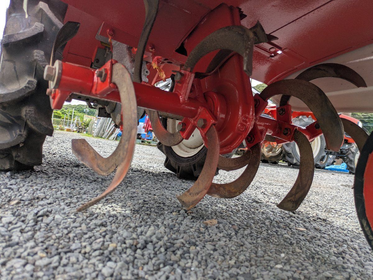 鹿児島発クボタ セル始動 6.2馬力ディーゼル耕うん機 タイヤ新品