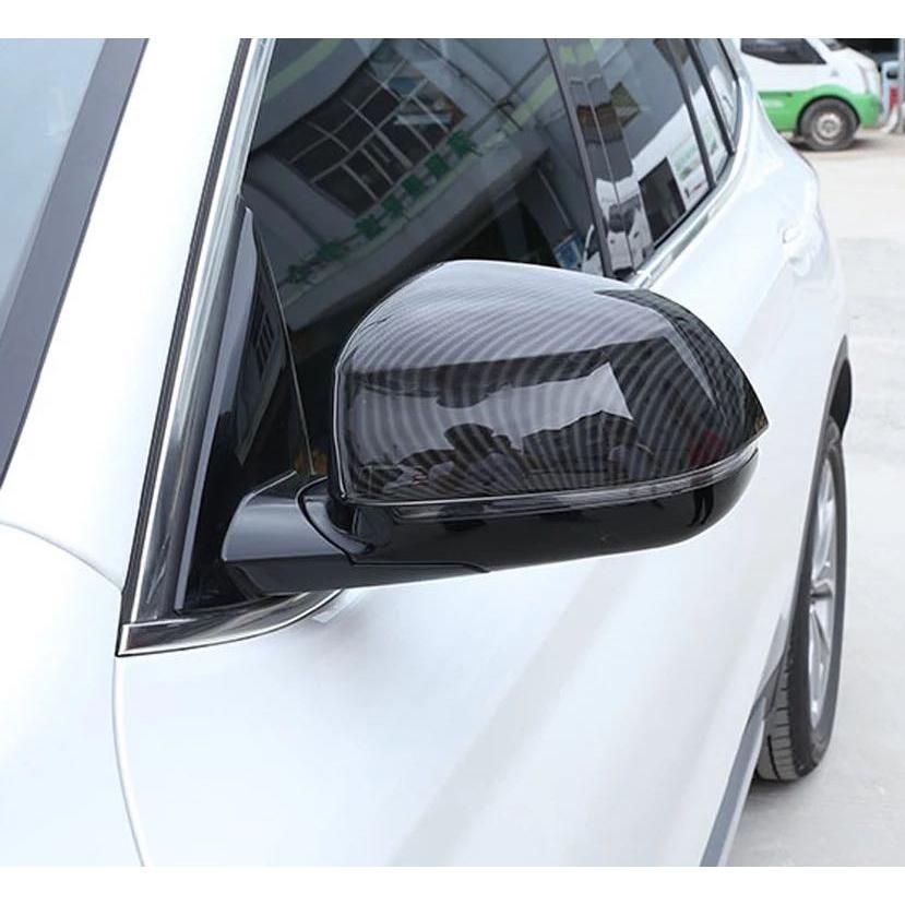 BMW カーボン ルック ドアミラー カバー X5 F15 35i 35d 40e 50i xDrive xライン SE Mスポーツ ガーニッシュ X5シリーズ b819