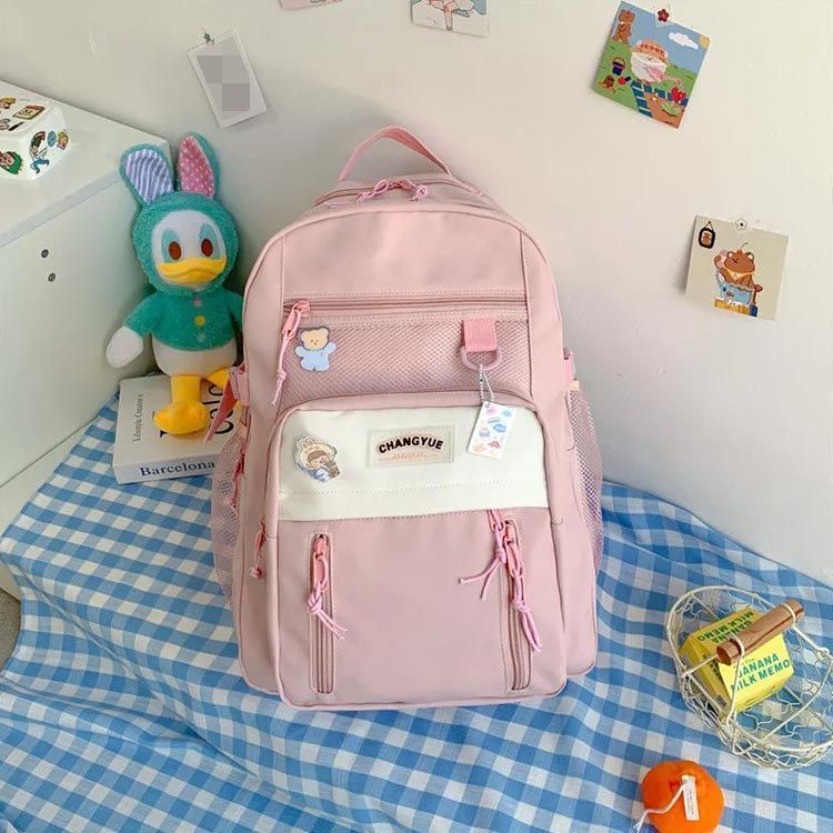 リュック キッズ リュックサック バックパック 大容量 スクールリュック ポケット多い おしゃれ 修学旅行 お泊り 小学生 中学生 女の子 高校生 女子 通学 遠足 学校 ジュニア 撥水 軽量 丈夫 8Jpo322