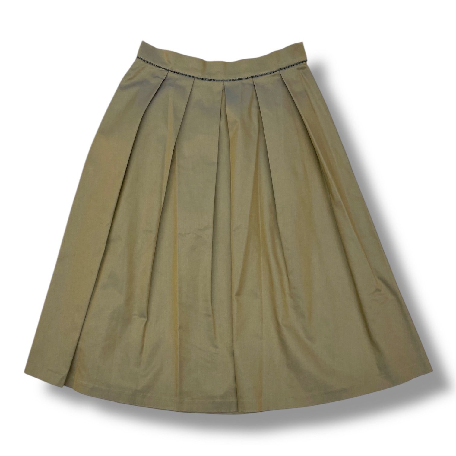 Lois CRAYON ロイスクレヨン プリーツスカート ミドル丈 フレア サイド