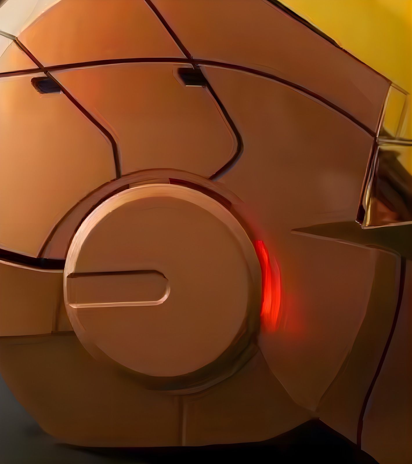 アイアンマン リアルマスク ゴールドメタリック メット 等身大 マーベル トニー スターク LED発光 自動作動 コスプレ 仮装 インテリア ironman WWW_IBETON_RU