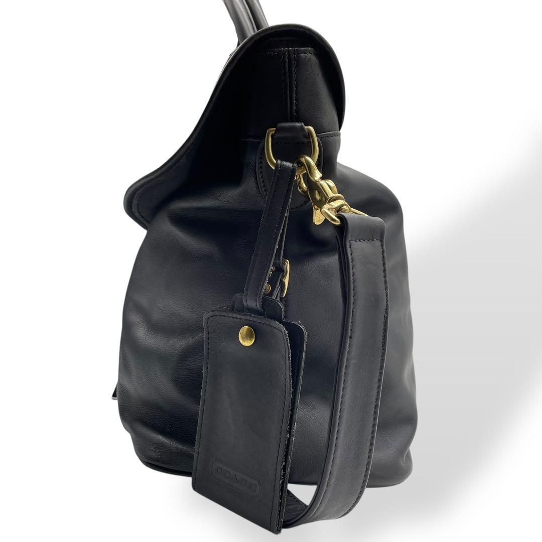 【希少・極美品】オールドコーチ ボストンバッグ 2way キャンバス レザー 極美品 COACH 超レア オールドコーチ USA製 2way ボストン
