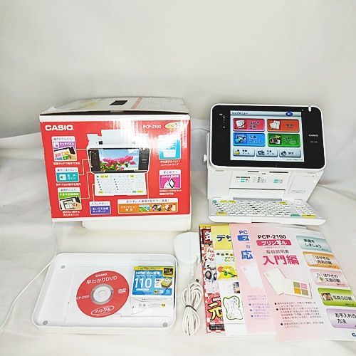 程度A】 カシオ ハガキ&年賀状プリンター プリン写ル PCP-2100 + 新品