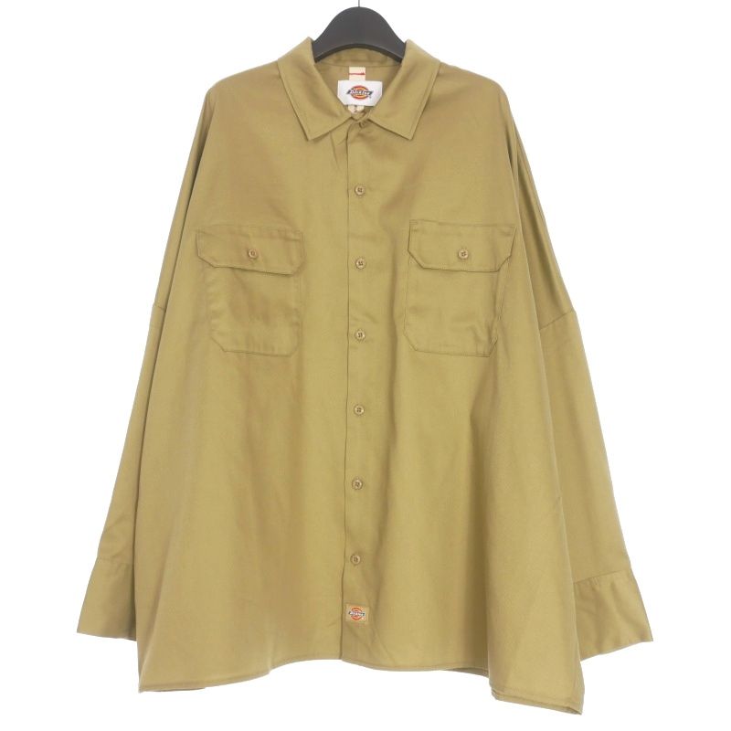 シンヤコズカ SHINYA KOZUKA 25AW GIANT WORK SHIRT WITH