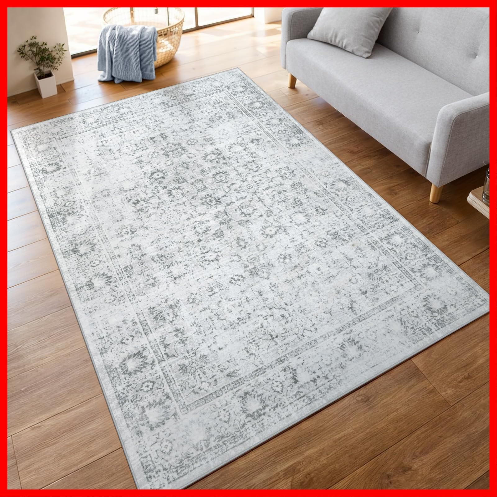 トルコ製】ヴィンテージラグ／イエローベージュ（180×291cm