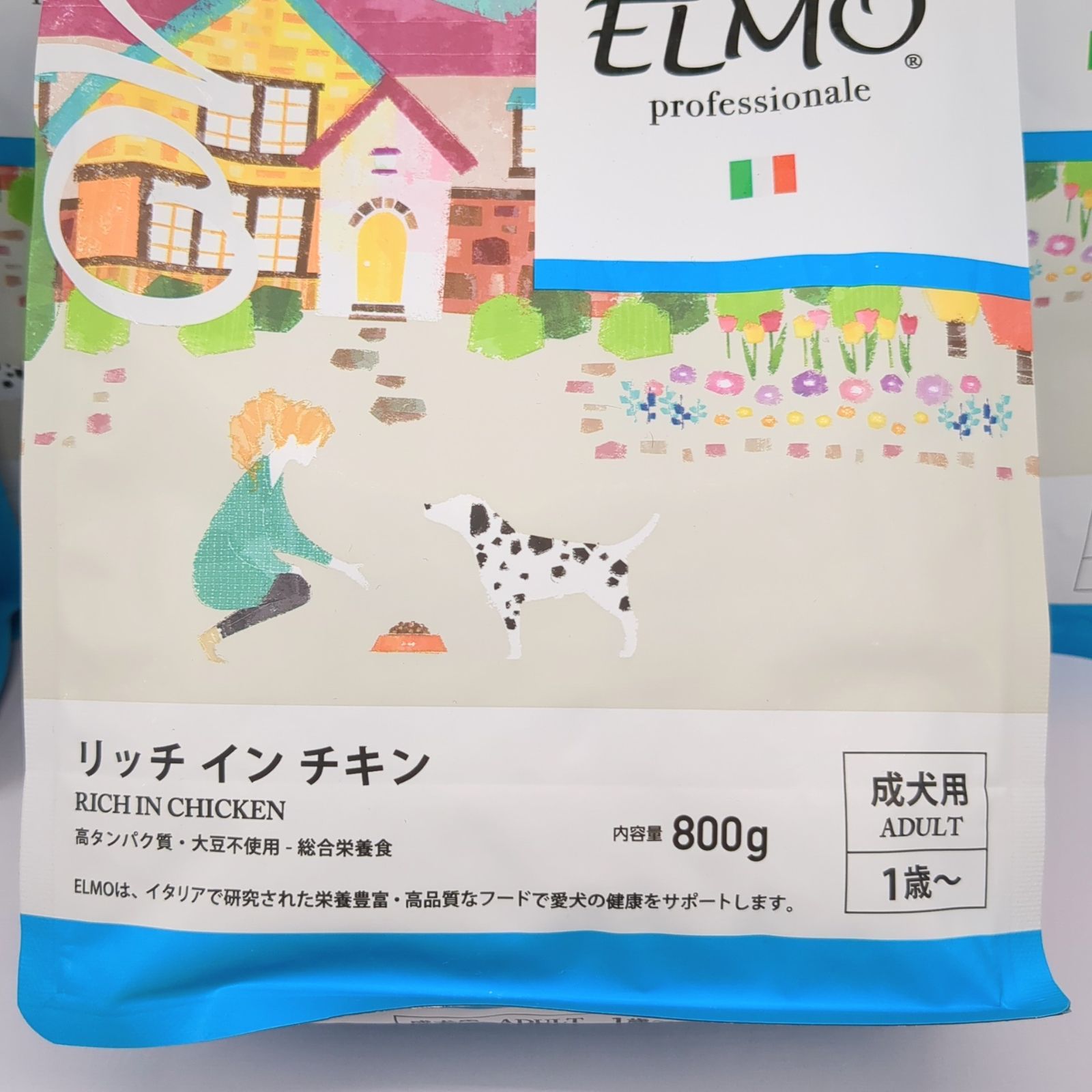 ELMO リッチインチキン 成犬用 3kg 2個 800g 2個 合計7.6kg ELMO
